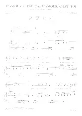 descargar la partitura para acordeón L'amour c'est ça, l'amour c'est toi en formato PDF