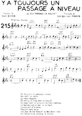 descargar la partitura para acordeón Y A TOUJOURS UN PASSAGE A NIVEAU en formato PDF
