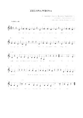 descargar la partitura para acordeón Zielona wrona (Cielito Lindo) en formato PDF