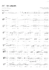 download the accordion score Les amants  in PDF format