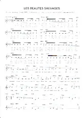 descargar la partitura para acordeón LES BEAUTES SAUVAGES en formato PDF