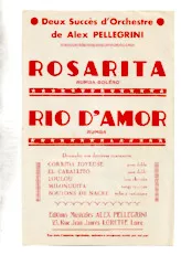 télécharger la partition d'accordéon Rosarita + Rio d'amor au format PDF