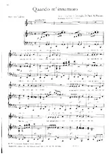 download the accordion score Quando m'Innamoro (Lorsque je tombe amoureux) (Piano + Vocal) in PDF format