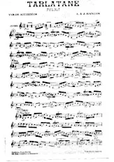 download the accordion score TARLATANE in PDF format