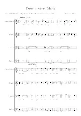 download the accordion score deus ti salvet maria in PDF format