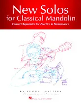 télécharger la partition d'accordéon New solos for classical Mandolin - Concert repertoire for practice performance au format PDF