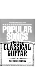 télécharger la partition d'accordéon Popular Songs (For The Classical Giutar) (Arrangement by : John Zaradin) (17 Titres) au format PDF