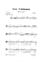 download the accordion score LES CAIMANS in PDF format