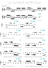 download the accordion score La jument de michau in PDF format