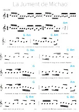 descargar la partitura para acordeón La jument de michau en formato PDF