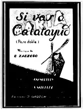 télécharger la partition d'accordéon Si vas à Calatayud (La fille de Dolorès) (Maria) au format PDF