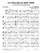 download the accordion score LES MOULINS DE MON COEUR in PDF format