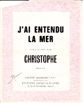 download the accordion score J'AI ENTENDU LA MER in PDF format