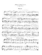 télécharger la partition d'accordéon Album For the Young (43 Piano Pieces) au format PDF