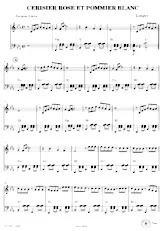 download the accordion score Cerisier rose et pommier blanc in PDF format