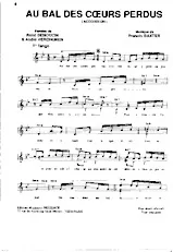 download the accordion score Au bal des coeurs perdus in PDF format