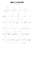 download the accordion score Qual'è La Direzione in PDF format