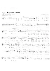 descargar la partitura para acordeón N’avoue jamais  en formato PDF