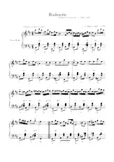 télécharger la partition d'accordéon Badinerie / Orchestral suite n°2 BWV 1067 / Accordéon  au format PDF