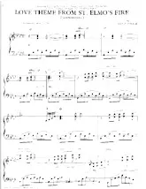 télécharger la partition d'accordéon Love Theme From St.Elmo's Fire (Instrumental)(A joel Schumacher Film St.Elmo's Fire) au format PDF
