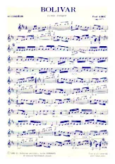 download the accordion score Bolivar in PDF format