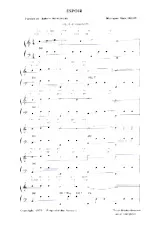 télécharger la partition d'accordéon ESPOIR au format PDF