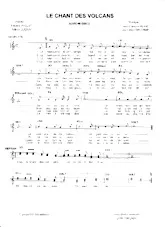 download the accordion score Le chant des volcans in PDF format