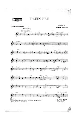 download the accordion score PLEIN FEU in PDF format