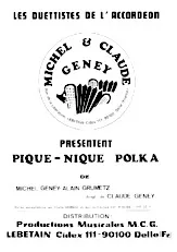 télécharger la partition d'accordéon PIQUE-NIQUE POLKA au format PDF