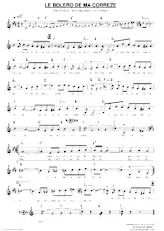 download the accordion score LE BOLERO DE MA CORREZE in PDF format