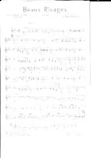 descargar la partitura para acordeón Beaux rivages en formato PDF