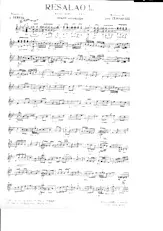 descargar la partitura para acordeón Resalao en formato PDF