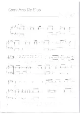 descargar la partitura para acordeón Cent ans de Plus en formato PDF