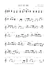 télécharger la partition d'accordéon LET IT BE au format PDF