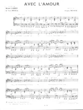 download the accordion score Avec l'amour in PDF format