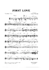 télécharger la partition d'accordéon FIRST LOVE au format PDF