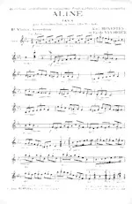 download the accordion score ALINE in PDF format