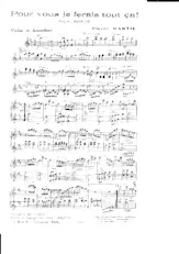 download the accordion score Pour vous, je ferais tout çà in PDF format