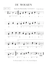 descargar la partitura para acordeón DE WOLKEN Griffschrift en formato PDF