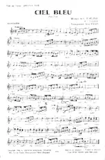 download the accordion score CIEL BLEU in PDF format