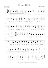 descargar la partitura para acordeón HUA - HUA Griffschrift en formato PDF