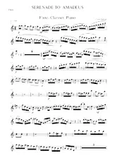 télécharger la partition d'accordéon Serenade To Amadeus Fluit au format PDF
