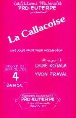 download the accordion score LA CALLACOISE in PDF format