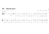 télécharger la partition d'accordéon Amsterdam  au format PDF