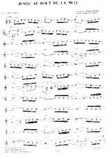 download the accordion score Jusqu'au bout de la nuit in PDF format