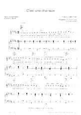 télécharger la partition d'accordéon C'est une chanson au format PDF