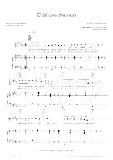 descargar la partitura para acordeón C'est une chanson en formato PDF