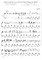 descargar la partitura para acordeón IMPROVVISAZIONE SU UN TEMA DI DUKE ELLINGTON en formato PDF