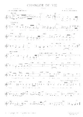 download the accordion score Changer de vie in PDF format