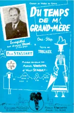 descargar la partitura para acordeón Du temps de m'grand' mère en formato PDF